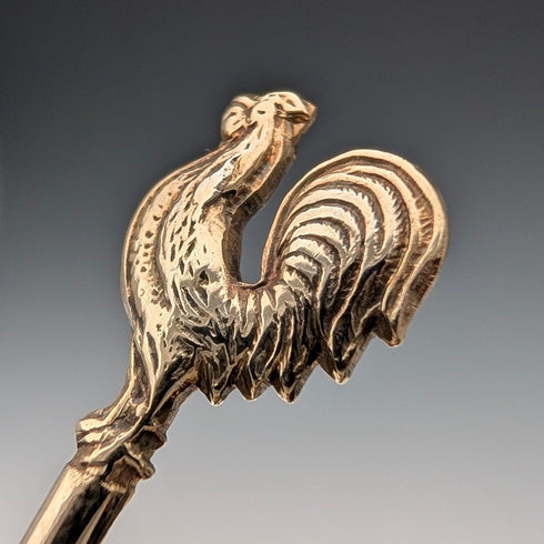 1958年英國沃克霍爾(Walker & Hall)出品的純銀雞尾酒簽套裝,共6支,總重19克,附原廠盒