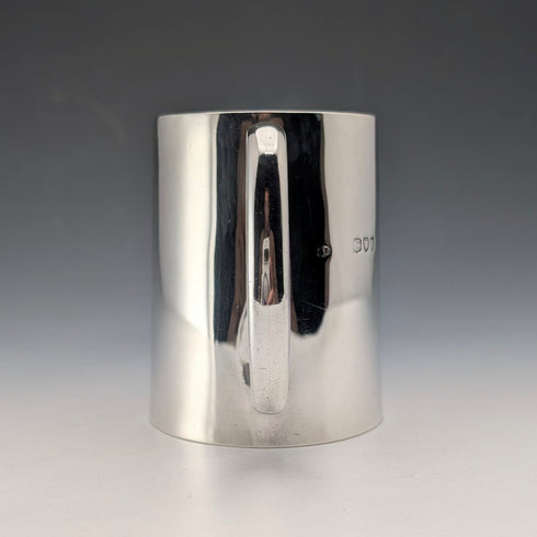 1895 British Antique Sterling Silver Mug, 141g, Frederick Augustus Burridge