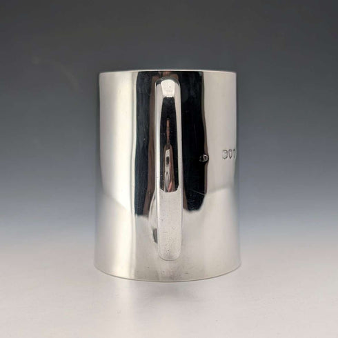 1895 British Antique Sterling Silver Mug, 141g, Frederick Augustus Burridge