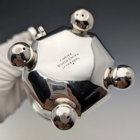 1858年英國古董純銀馬克杯,148克,約瑟夫安吉爾二世