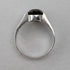 Vintage sterling silver smoky quartz ring (size 14)