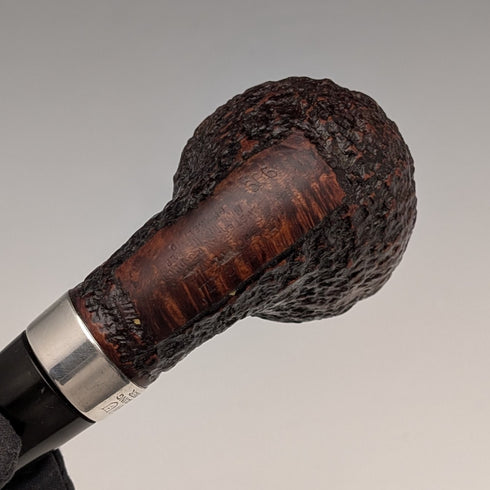 ヴィンテージ アイルランド Peterson ドニゴール・ロッキー 純銀装飾 スモーキングパイプ 999