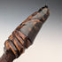 Vintage Natural Wood Hiking Stick with Owl Carving Handle, 129cm