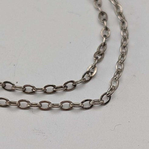 Vintage sterling silver amethyst pendant with sterling silver chain.
