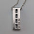 Vintage Sterling Silver Cubic Zirconia Trilogy Pendant with Sterling Silver Chain