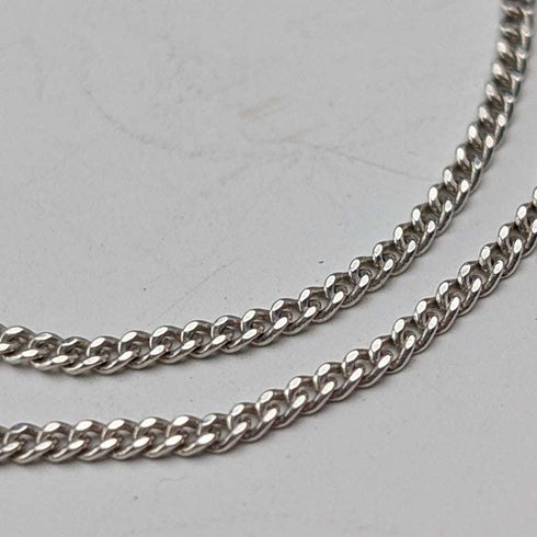 Vintage Sterling Silver Cubic Zirconia Trilogy Pendant with Sterling Silver Chain