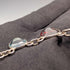 Vintage Sterling Silver Multicolor Gem Y-Shaped Drop Necklace, 45cm