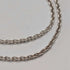 Vintage Sterling Silver Multicolor Gem Y-Shaped Drop Necklace, 45cm