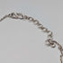 Vintage Sterling Silver Multicolor Gem Y-Shaped Drop Necklace, 45cm