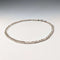 Vintage Sterling Silver Herringbone Rope Chain Necklace, 42cm, 25g