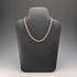 Vintage Sterling Silver Herringbone Rope Chain Necklace, 42cm, 25g