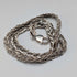 Vintage Sterling Silver Herringbone Rope Chain Necklace, 42cm, 25g