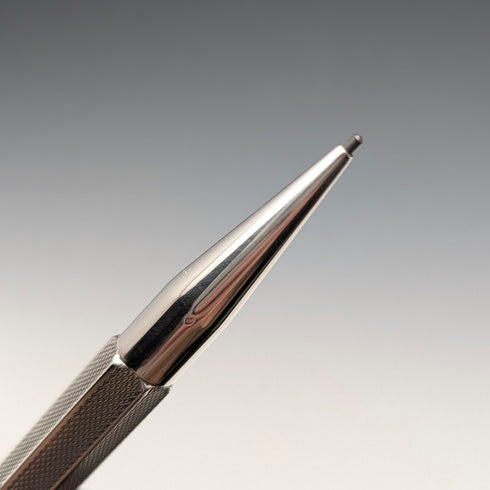 1958 British Vintage Sterling Silver Hexagon Push-Type Mechanical Pencil by Villiers & Jackson, in Box