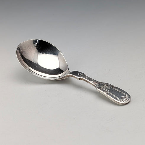 1989 年英國復古純銀茶葉罐勺,18.8 克,Francis Howard Ltd.