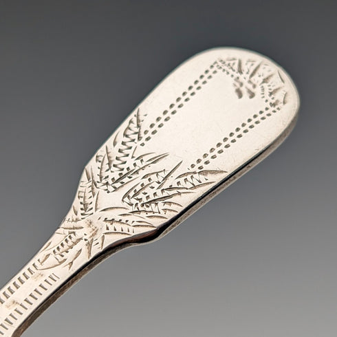 1989 年英國復古純銀茶葉罐勺,18.8 克,Francis Howard Ltd.