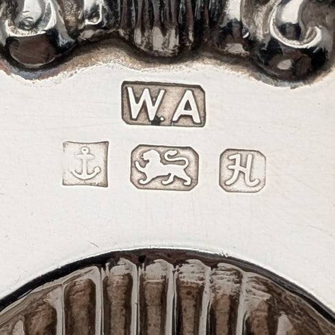 1982 British Vintage Sterling Silver Shell-Shaped Tea Caddy Spoon, 20g, William Adams Ltd.