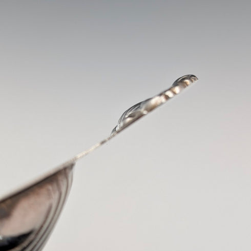 1982 British Vintage Sterling Silver Shell-Shaped Tea Caddy Spoon, 20g, William Adams Ltd.