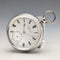 1905 British antique JW Benson Ludgate pocket watch, sterling silver open face, in good working order.