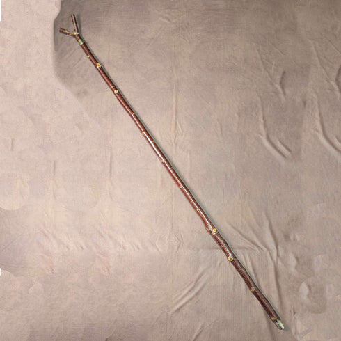 British Vintage Hardwood Thumbstick Hiking Stick Walking Stick 140cm Classic Canes