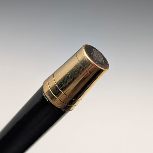 復古黑軸鴨頭手杖 93公分