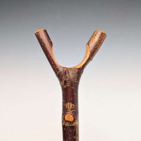 British Vintage Hardwood Thumbstick Hiking Stick Walking Stick 140cm Classic Canes