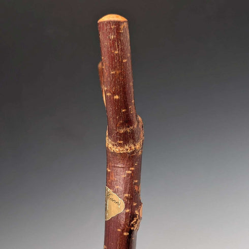 British Vintage Hardwood Thumbstick Hiking Stick Walking Stick 140cm Classic Canes