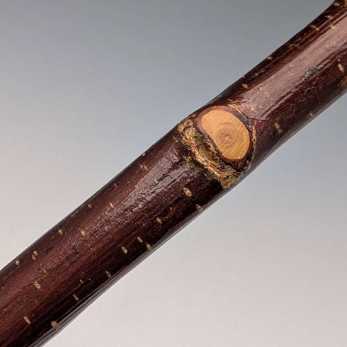 British Vintage Hardwood Thumbstick Hiking Stick Walking Stick 140cm Classic Canes