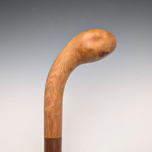 復古雙色大型登山手杖 拐杖 145公分