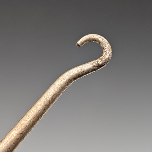 復古純銀裝飾烏木柄梳妝工具三件套