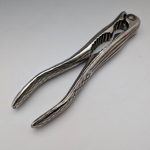 英國老式鍍銀松鼠裝飾堅果碟和胡桃鉗 Viners