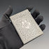 1876 English Antique Sterling Silver Card Case 94g GEORGE UNITE