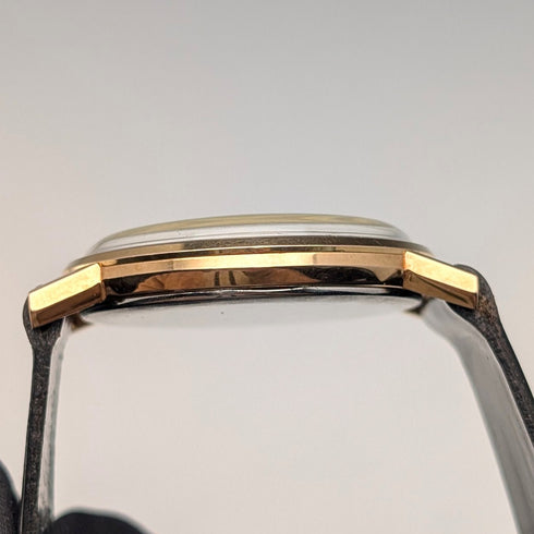 Circa 1970 Omega Men's Mechanical Wristwatch Ref. 131.019SP Cal. 601 Black Dial Good Working Condition