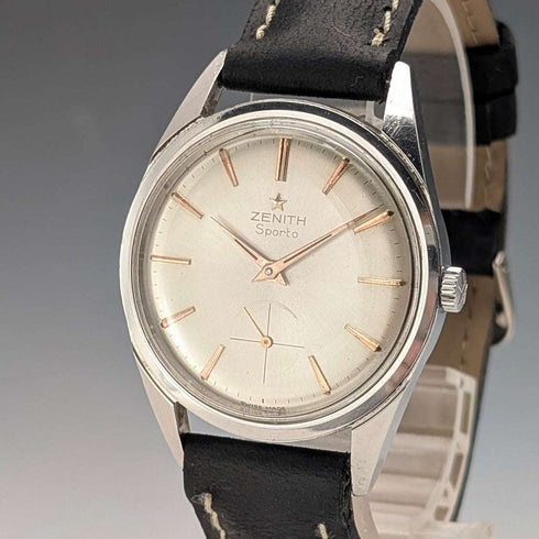 約1964年 真力時 Sport 男士機械錶 Cal.40-T 不鏽鋼錶殼 運作良好