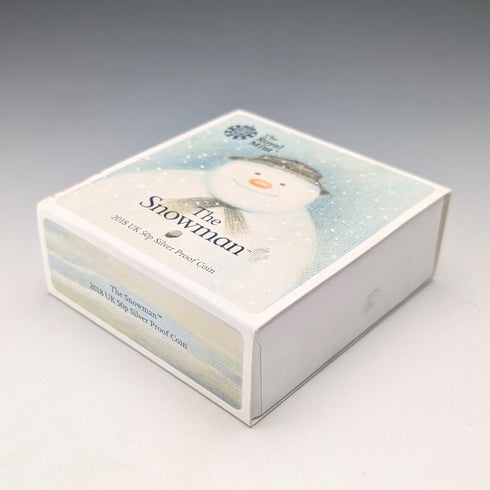 英國「雪人」出版40週年紀念 50便士紀念銀幣 附皇家鑄幣廠包裝盒、說明書