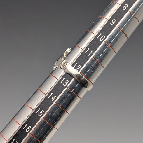 Vintage Irish Traditional Claddagh Ring Sterling Silver (Size 12)