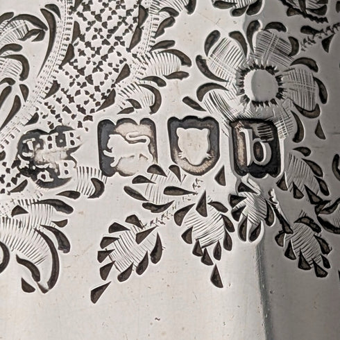 1897年 英國古董純銀馬克杯 141克 Z Barraclough & Sons