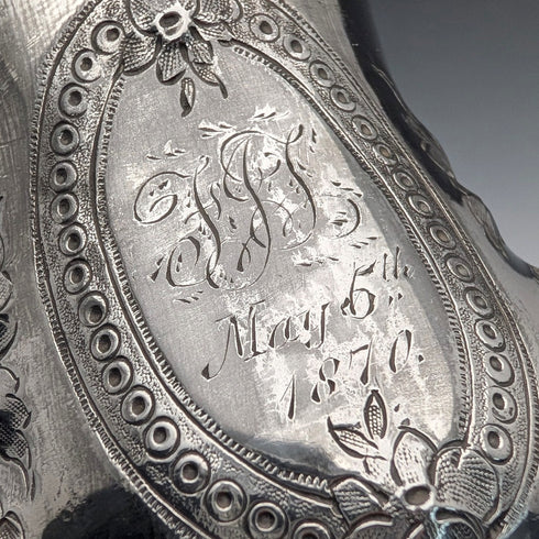 約1870年 英國古董鍍銀馬克杯