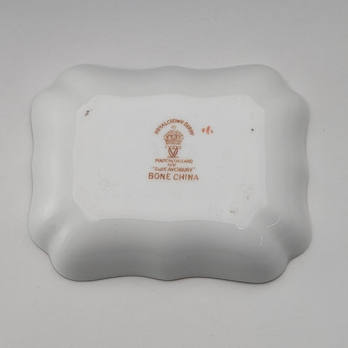 英國復古皇家皇冠德比「老埃夫伯里」骨瓷迷你托盤