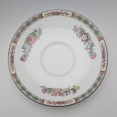 英國復古 Wedgwood「九谷鶴」杯碟三件組①