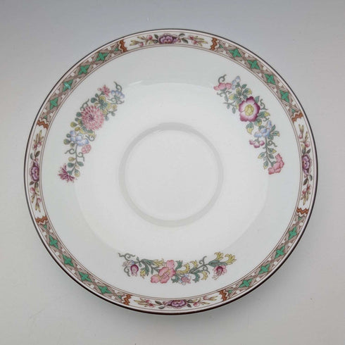 英國復古 Wedgwood「九谷鶴」杯碟三件組①