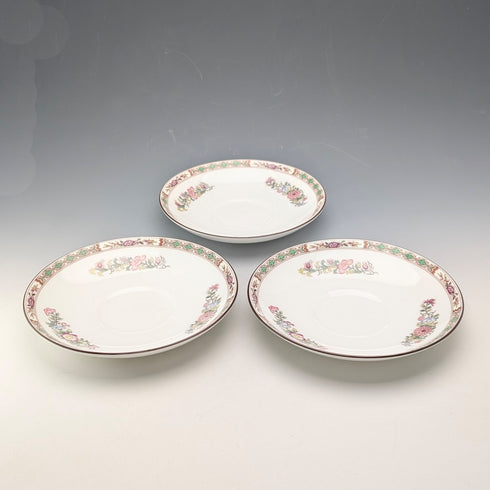 英國復古 Wedgwood「九谷鶴」杯碟三件組①