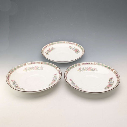 英國復古 Wedgwood「九谷鶴」杯碟三件組①