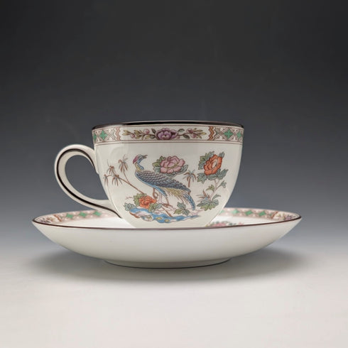 英國復古 Wedgwood「九谷鶴」杯碟組 3套②