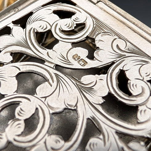 1891年 英国アンティーク 純銀製 ヴィネグレット 33g Hayes Brothers