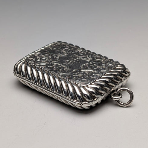 1891年 英国アンティーク 純銀製 ヴィネグレット 33g Hayes Brothers