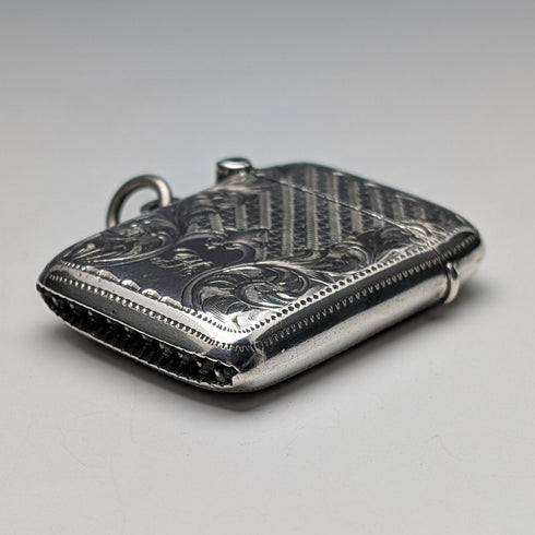 1903年 英國古董 純銀製 火柴盒 21g Joseph Gloster