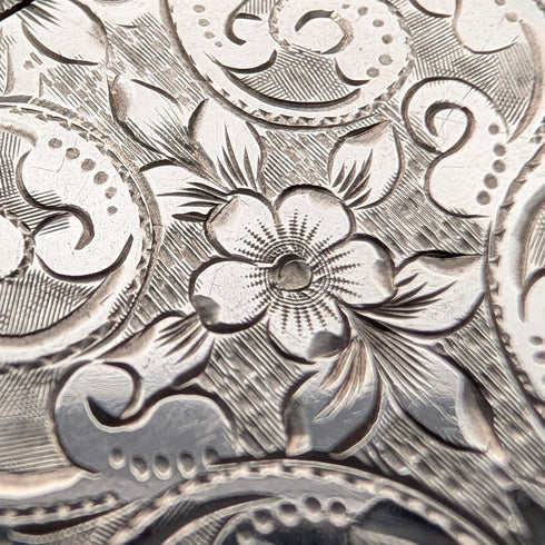1896年 英國古董 純銀製 火柴盒 31g J. Wilmot
