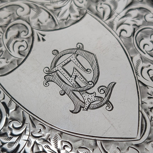 1919年 英國古董 純銀捲菸盒 60克 Constantine & Floyd