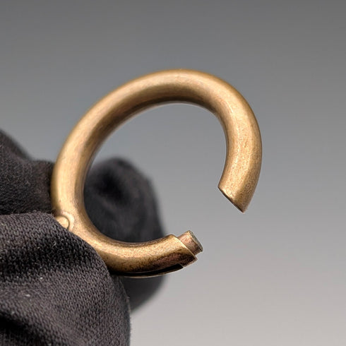 復古黃銅製 龍蝦扣式 細款阿爾伯特鍊