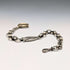 Vintage Silver Plated Fancy Link Albert Chain with Bolt Ring Clasps